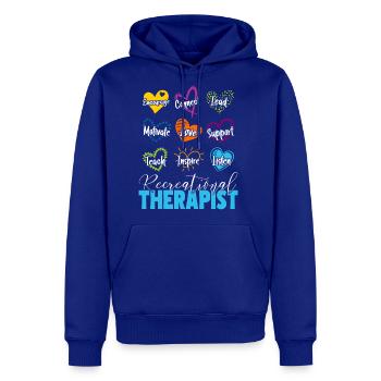 Recreational Therapist Heart Recreational Therapy - Men's Premium Hoodie - royal blue - Front