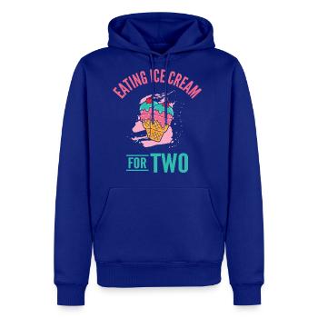 Eating Ice Cream For Two Ice Cream - Men's Premium Hoodie - royal blue - Front