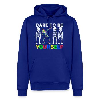 Autism Awareness Skeleton Cricut t- Shirt - Men's Premium Hoodie - royal blue - Front