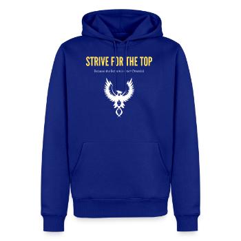 STRIVE FOR THE TOP - Men's Premium Hoodie - royal blue - Front