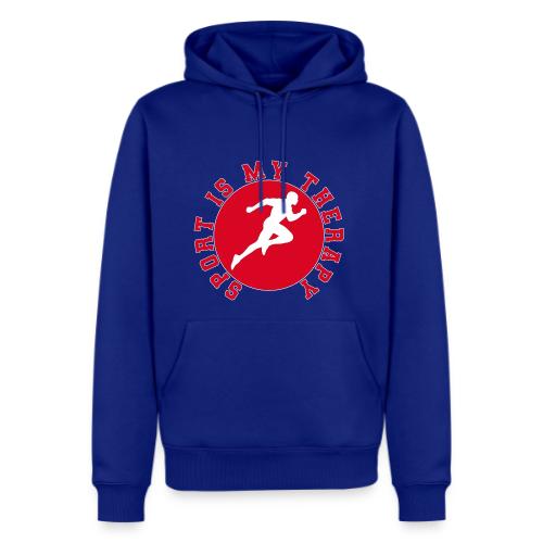 Sport Is My Therapy – Running Motivation Badge - Men's Premium Hoodie
