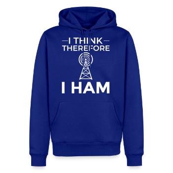 Ham Radio Amateur Radio nostalgia - Men's Premium Hoodie - royal blue - Front