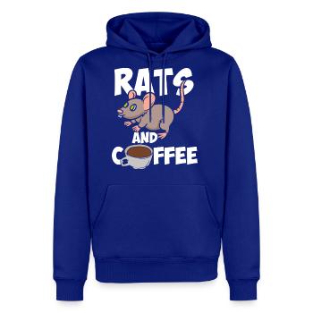 Rat Lover Rats And Coffee Pet Rat Funny Rat - Men's Premium Hoodie - royal blue - Front