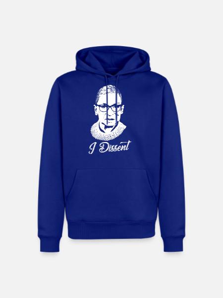 Notorious RBG - I Dissent - Men's Premium Hoodie - royal blue
