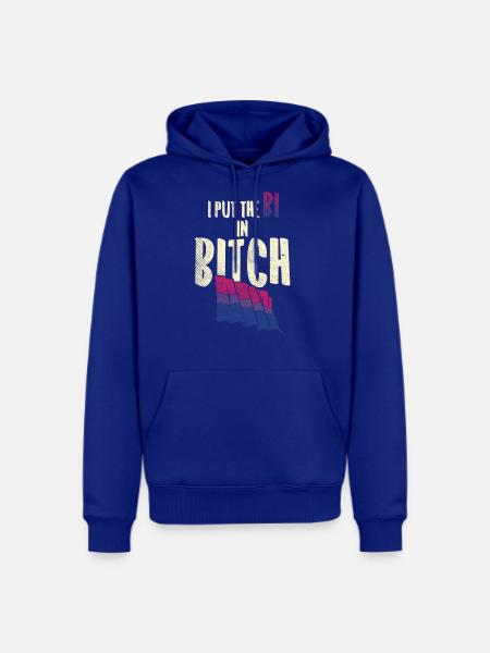 BISEXUAL Bi in Bitch - Men's Premium Hoodie - royal blue