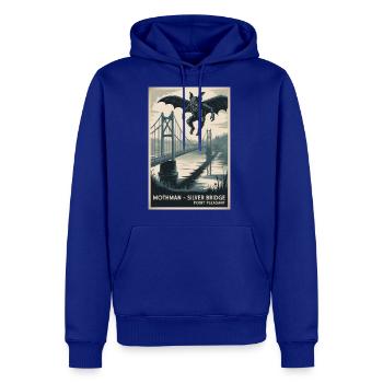 Mothman Silver Bridge Point Pleasant - Men's Premium Hoodie - royal blue - Front