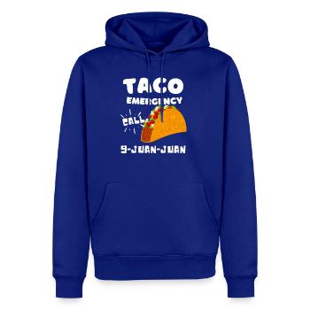Taco Emergency Call 9 Juan Juan Funny - Men's Premium Hoodie - royal blue - Front