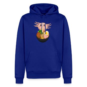 Ramen Axolotl Kawaii Anime Cuisine Japonaise Ados Lon - Molleton à capuche Premium pour homme - bleu roi - Devant