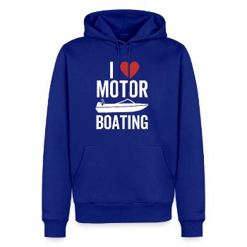 I Love Motor Boating - Men's Premium Hoodie - royal blue - Front