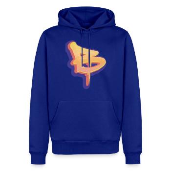 Graffiti initial B, - Men's Premium Hoodie - royal blue - Front