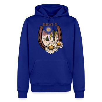 HOWDY -Desert Horseshoe - Men's Premium Hoodie - royal blue - Front