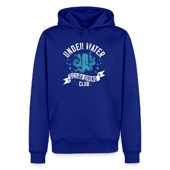 under water scuba diving club - Men's Premium Hoodie - royal blue - Front