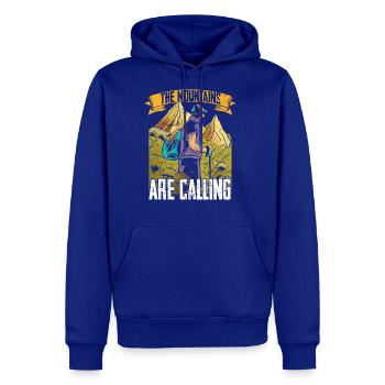 The mountains are calling - Men's Premium Hoodie - royal blue - Front