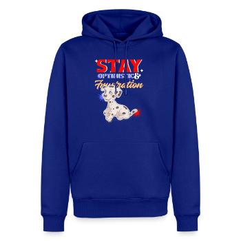 Always optimistic dog design. - Men's Premium Hoodie - royal blue - Front