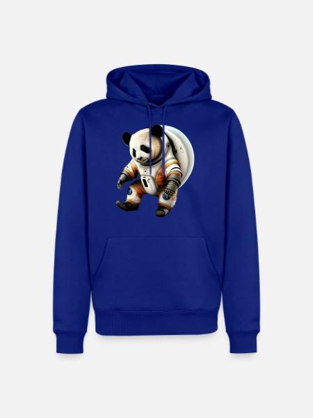 Panda Astronauts Suit - Men's Premium Hoodie - royal blue