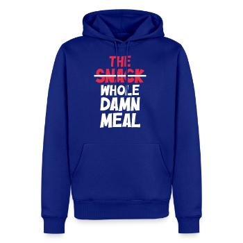 The Snack Whole Damn Meal - Men's Premium Hoodie - royal blue - Front