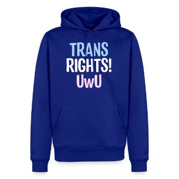Trans Rights Uwu - Men's Premium Hoodie - royal blue - Front