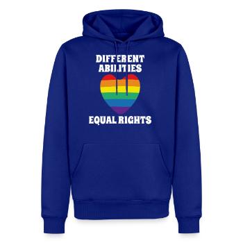 Different Abilities, Equal Rights - Men's Premium Hoodie - royal blue - Front