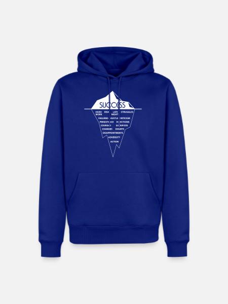 Success Success Motivation Artwork - Men's Premium Hoodie - royal blue
