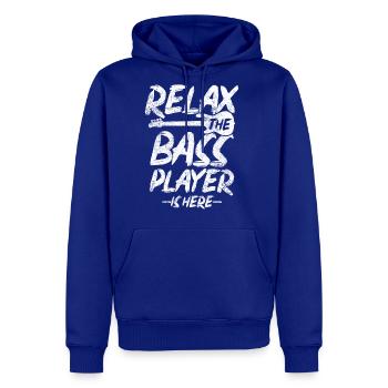 Bass Player Bass Guitar Player Relax the Bass - Men's Premium Hoodie - royal blue - Front