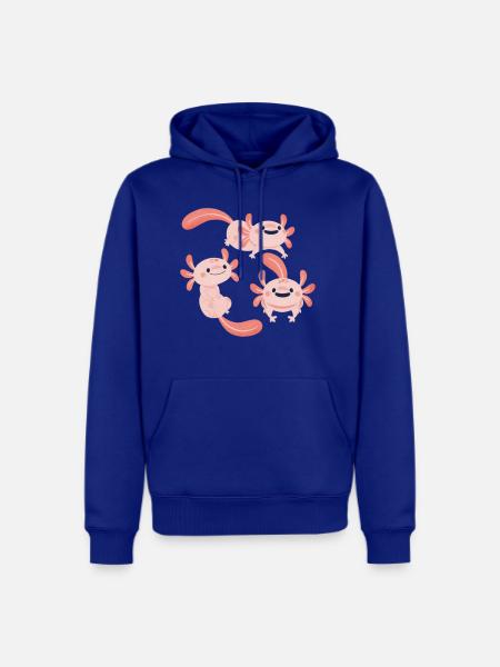 Save The Axolotls Cute Axolotls Lover - Men's Premium Hoodie - royal blue