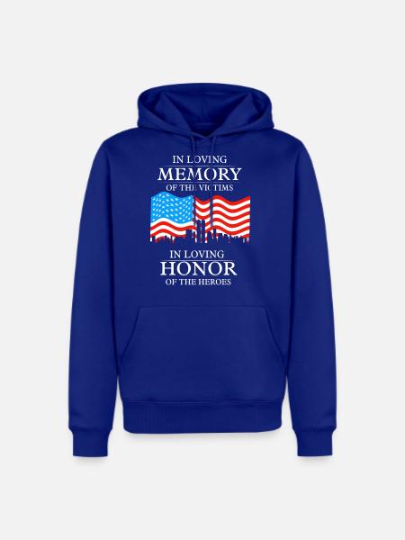 911 in loving memory - Men's Premium Hoodie - royal blue