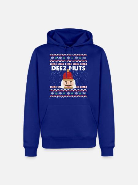Deez Nuts Nutcracker - Men's Premium Hoodie - royal blue