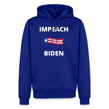 Impeach Joe Biden Red White and Blue - Men's Premium Hoodie - royal blue - Front