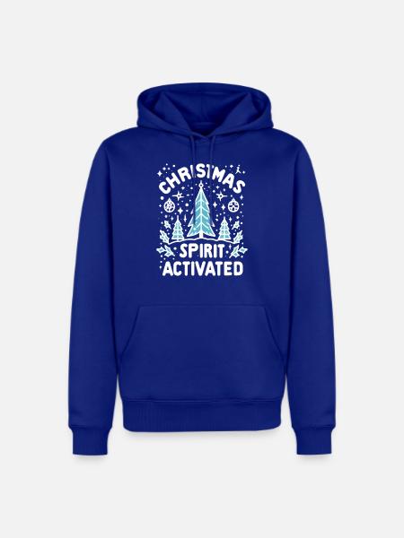 Christmas Spirit Activated - Men's Premium Hoodie - royal blue