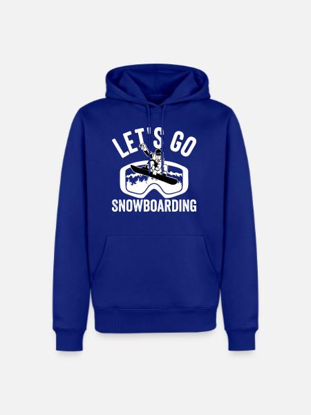 Let´s go Snowboarding - Men's Premium Hoodie - royal blue
