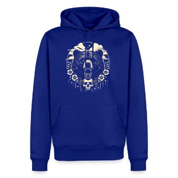 scary bear - Men's Premium Hoodie - royal blue - Front