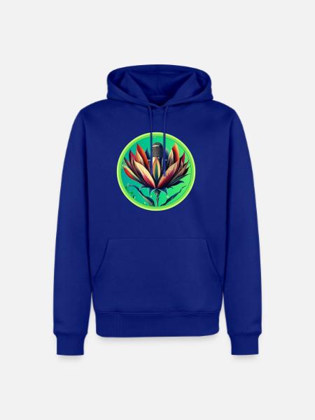 Blooming Microphone - Men's Premium Hoodie - royal blue