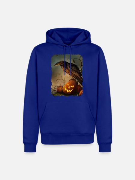 Samhain Raven - Men's Premium Hoodie - royal blue