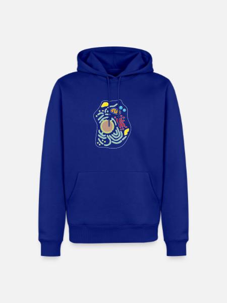 Eukaryotic Cell - Men's Premium Hoodie - royal blue