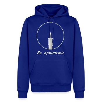 Be optimistic - Men's Premium Hoodie - royal blue - Front