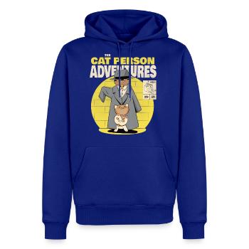 Cat Person - Men's Premium Hoodie - royal blue - Front
