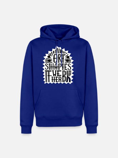 Shapes That Speak Funny - Men's Premium Hoodie - royal blue