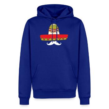 Mustache and Sombrero - Men's Premium Hoodie - royal blue - Front