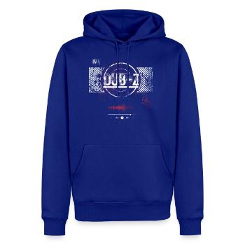 Dub-Z Stamped Frequency - Men's Premium Hoodie - royal blue - Front