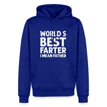 world s best farter i mean father - Men's Premium Hoodie - royal blue - Front