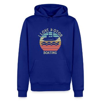 I Love Motor Boating - Men's Premium Hoodie - royal blue - Front