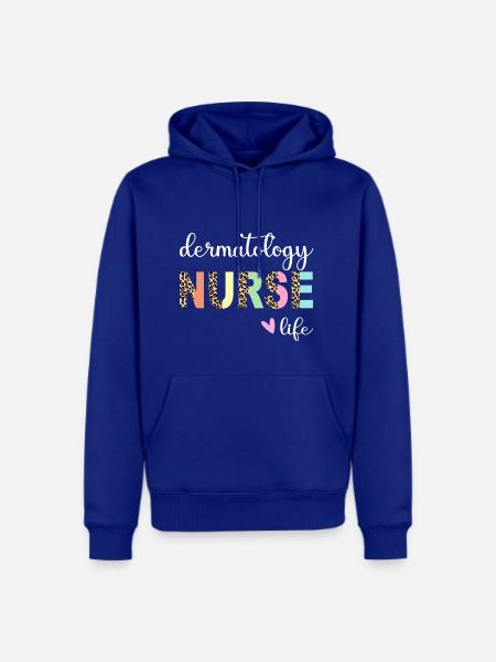 Dermatology Nurse life - Men's Premium Hoodie - royal blue