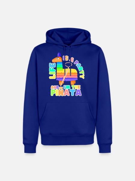 Life s A Party And I m The Piñata - Men's Premium Hoodie - royal blue