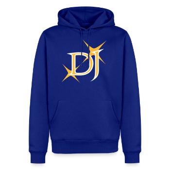DJ Deejay Star Dance Club Disco Music Party Logo - Men's Premium Hoodie - royal blue - Front
