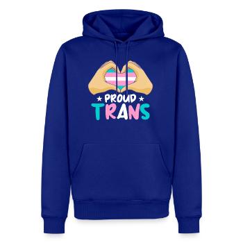 Proud Trans - Men's Premium Hoodie - royal blue - Front