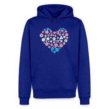 Trans Heart - Men's Premium Hoodie - royal blue - Front