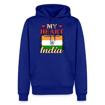 India - Men's Premium Hoodie - royal blue - Front