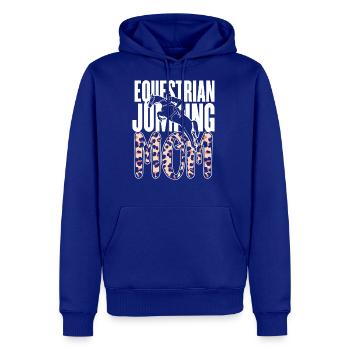 Equestrian Jumping Mom - Men's Premium Hoodie - royal blue - Front