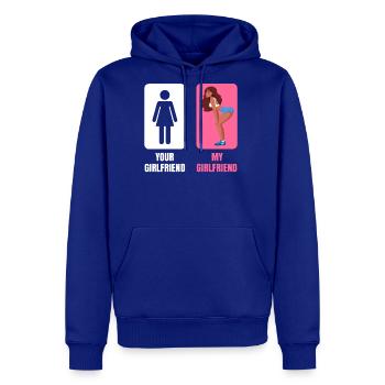 Twerking Girlfriend - Men's Premium Hoodie - royal blue - Front