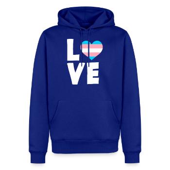 Trans Love - Men's Premium Hoodie - royal blue - Front